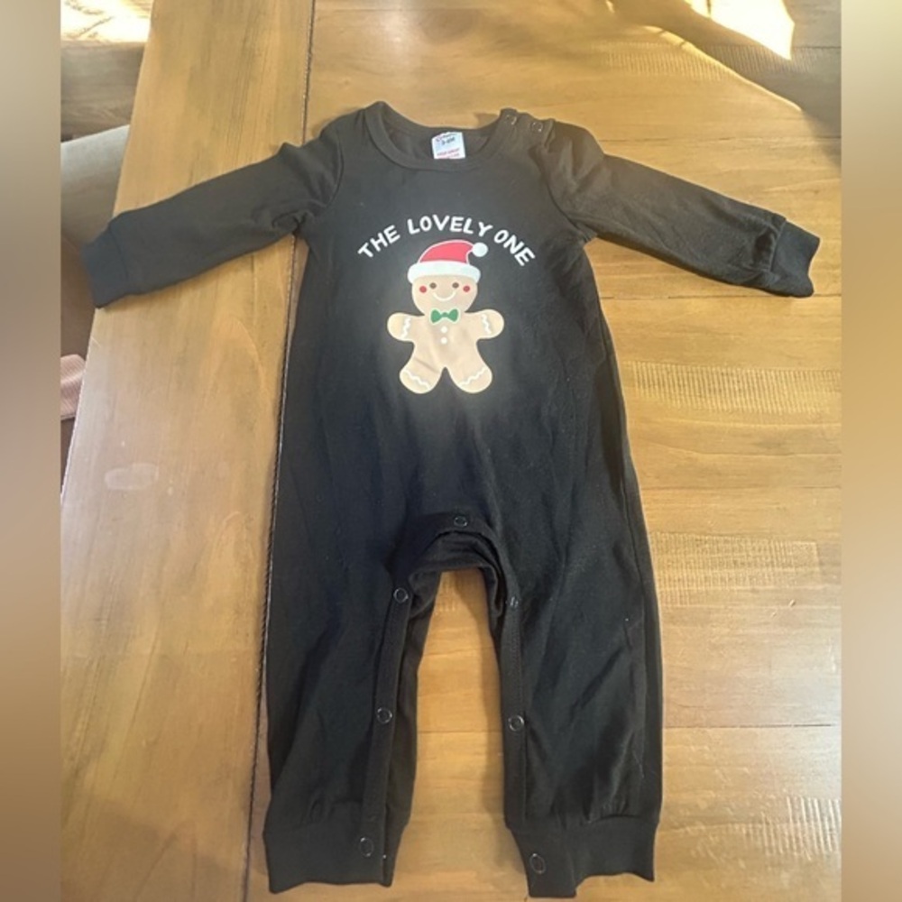 NWOT Christmas Black Kids One Piece - The Lovely One